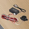 auto electromagnetic parking sensor no holes need,easy install,parking rada