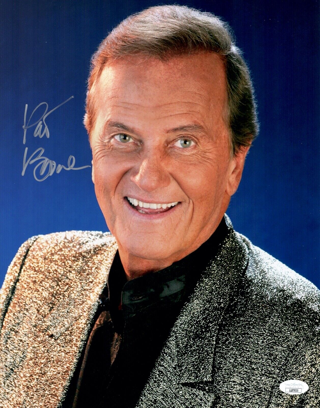 PAT BOONE Signed COUNTRY POP SINGER LEGEND 11x14 Photo Poster painting Autograph JSA COA Cert