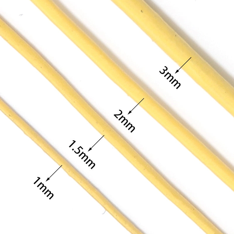 1 Piece Minimalist Solid Color Leather Rope Jewelry Accessories