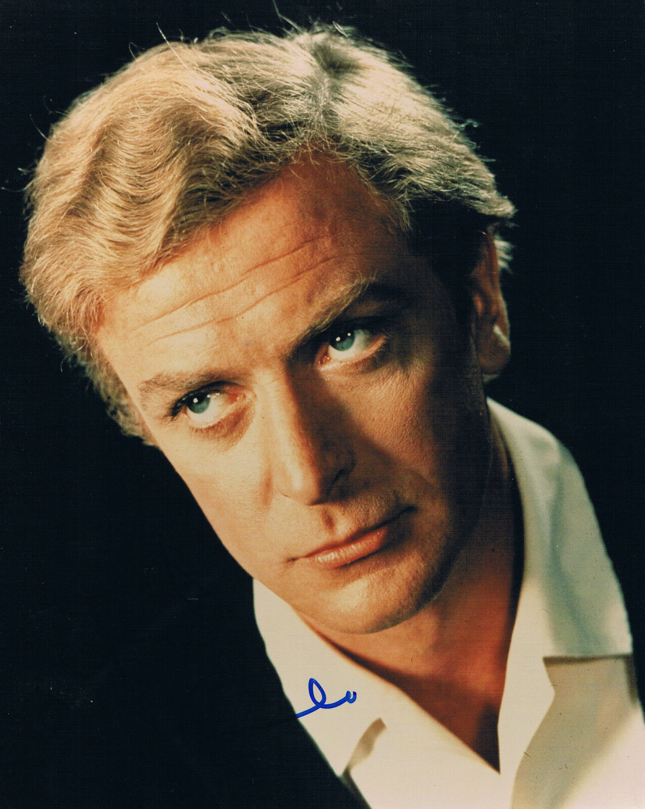 Michael Caine 1933- genuine autograph 8x10