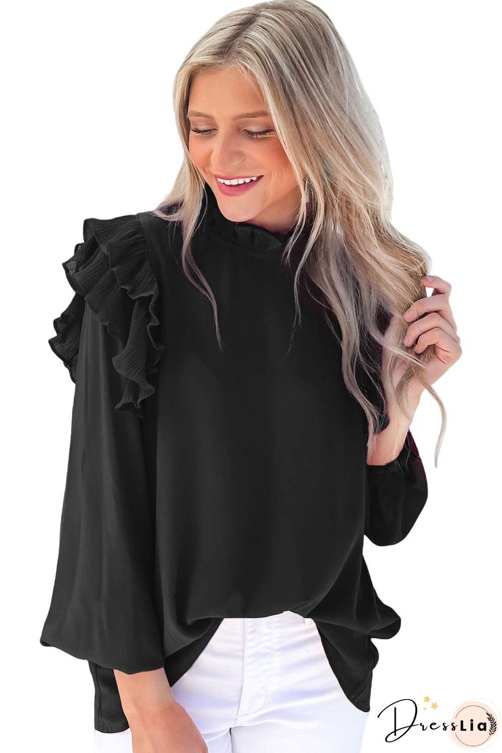 Fashionable Ruffle Blouse