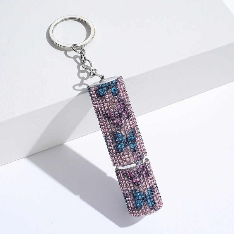 Luxurious Leopard Aluminium Alloy Crystal Women’s Keychain