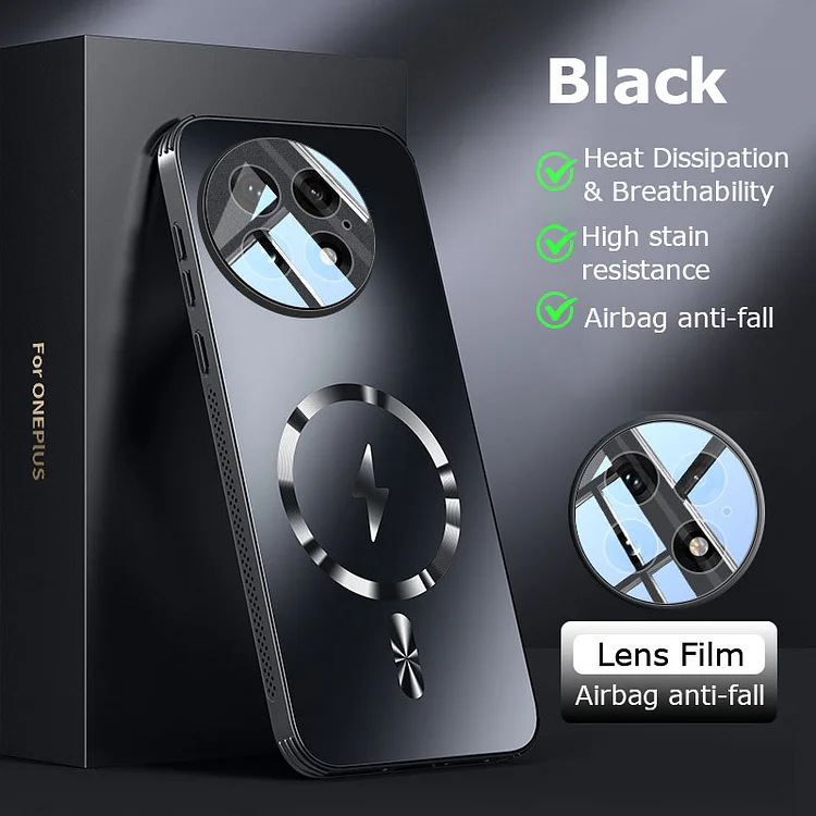 Frosted Magnetic Heat Dissipation Phone Case For OnePlus