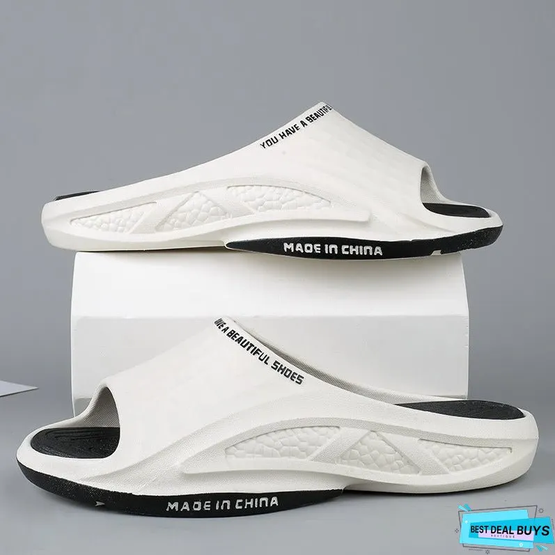 Men's Popcorn Summer Wear Home Soft Flip Flops