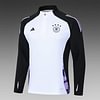 Joyfball 2024/2025 Germany Half-Pull Training Suit White Football Shirt 1:1 Thai Quality