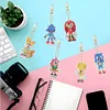 (Multistyle) 4 Pièces/5 Pièces/6 Pièces Dessin Animé Diamant Peinture Porte-Clés