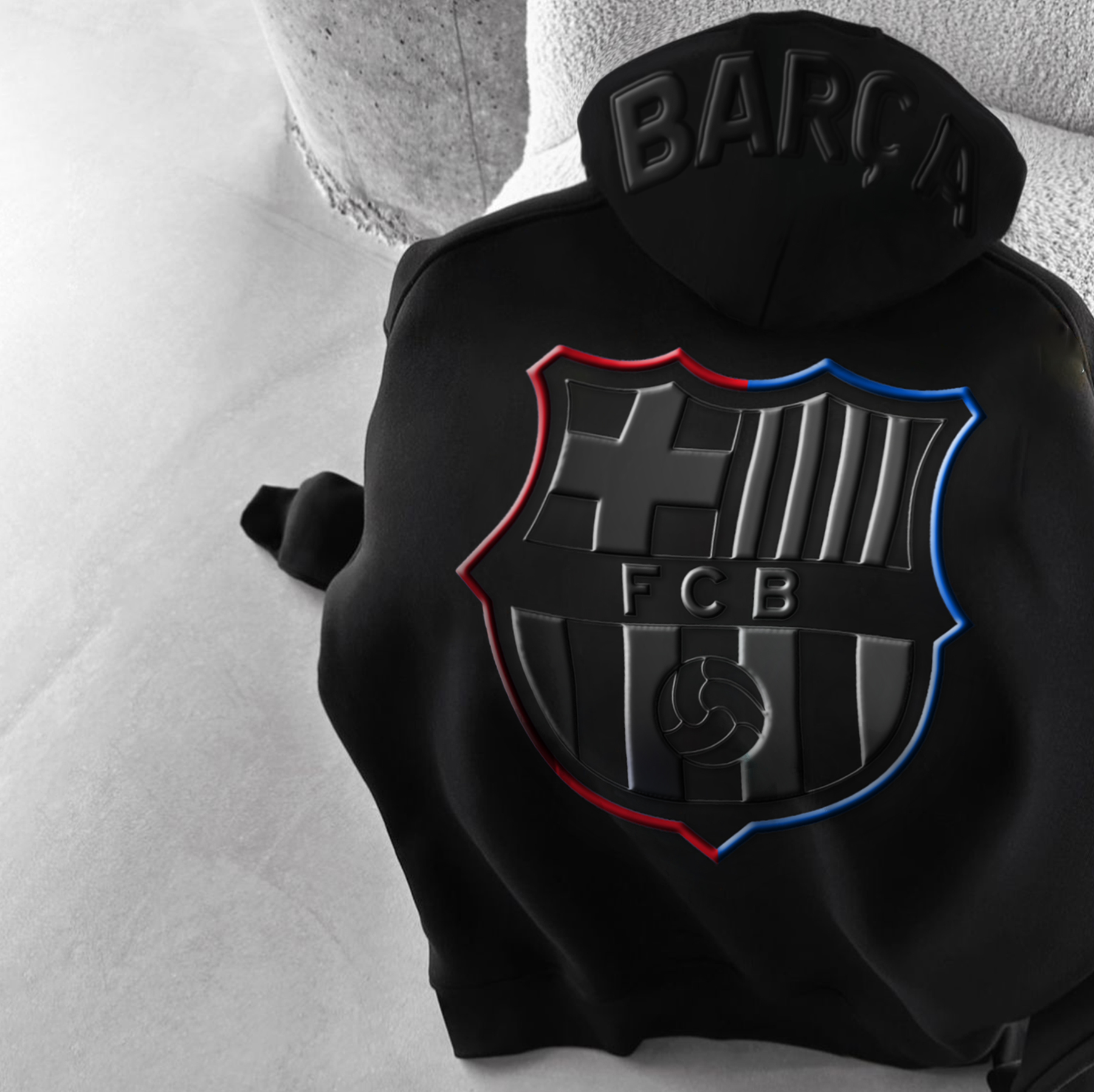 Unisex Soccer Print Casual Hoodie