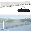 [US Local Warehouse] 22ft Telescopic Peak Ball Posts with Wheels Movable Net Posts Frame Pickleball Training Netting for Indoor & Outdoor Courts
