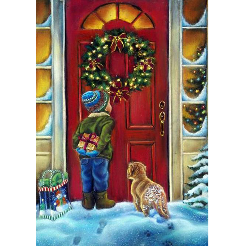 

Christmas Eve - Round Drill Diamond Painting - 30*40CM, 501 Original