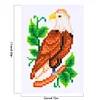 8pcs Bird DIY Mini Round Diamond Painting Set 12x17cm