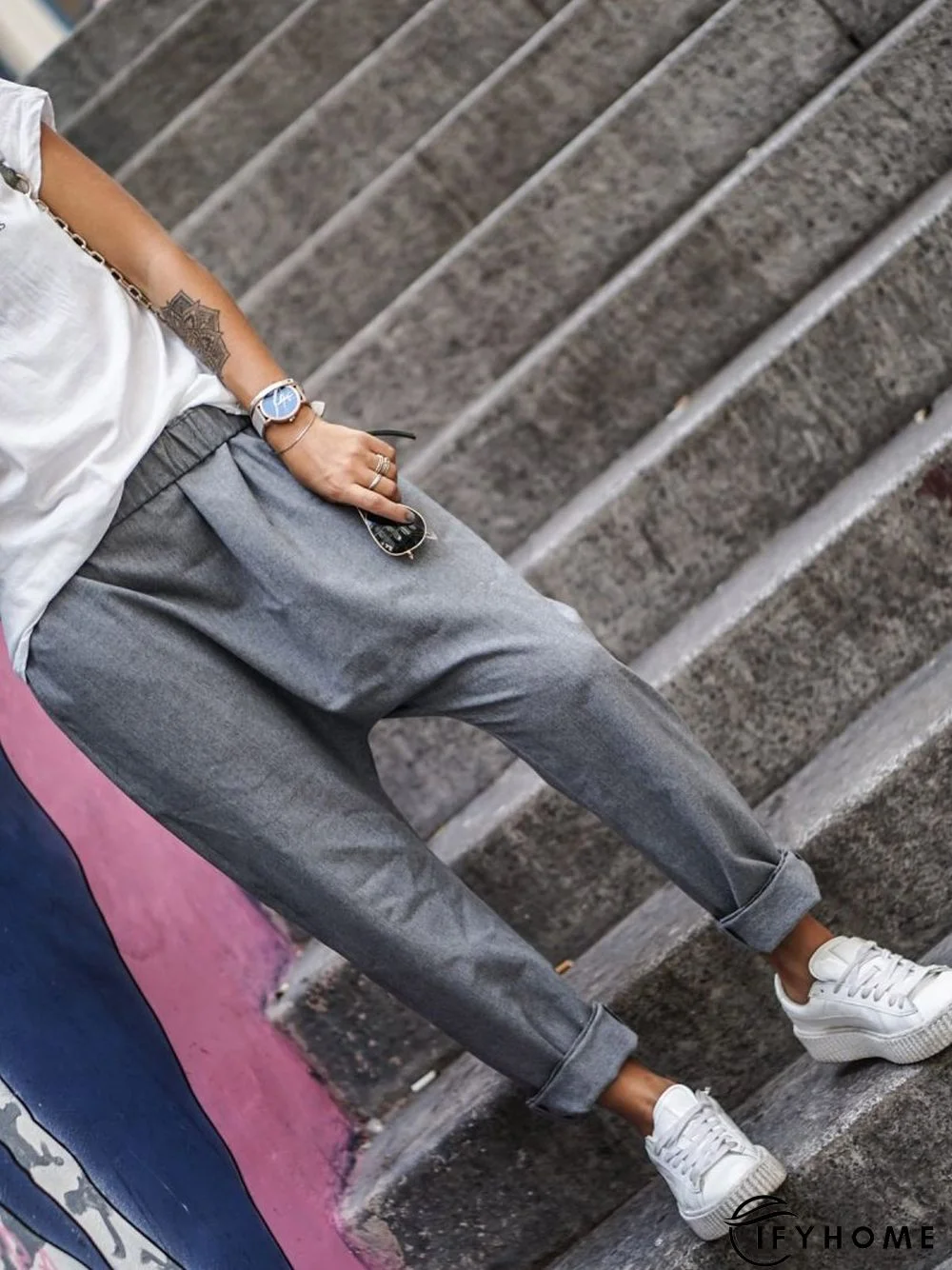 Casual Pockets Pants | IFYHOME