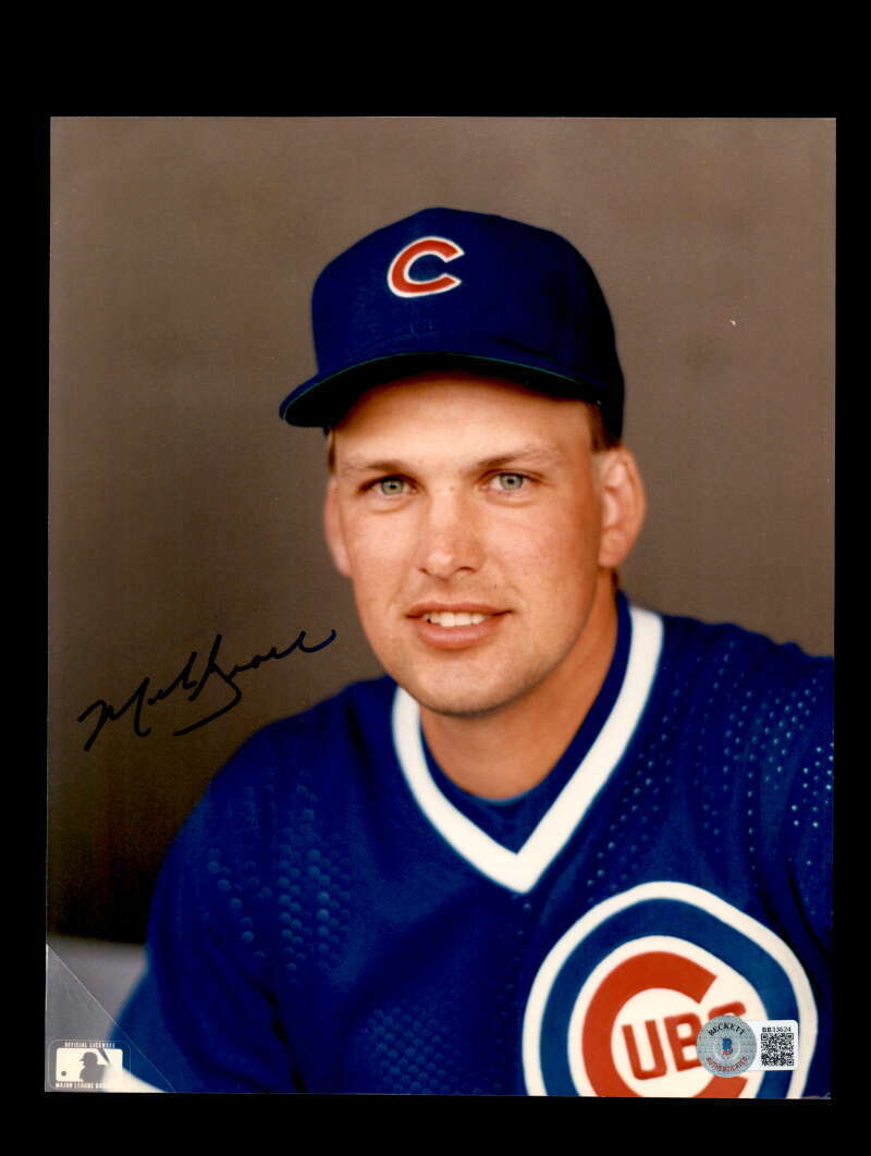 Mark Grace Bas Beckett Coa Signed 8x10 Photo Poster painting Autograph