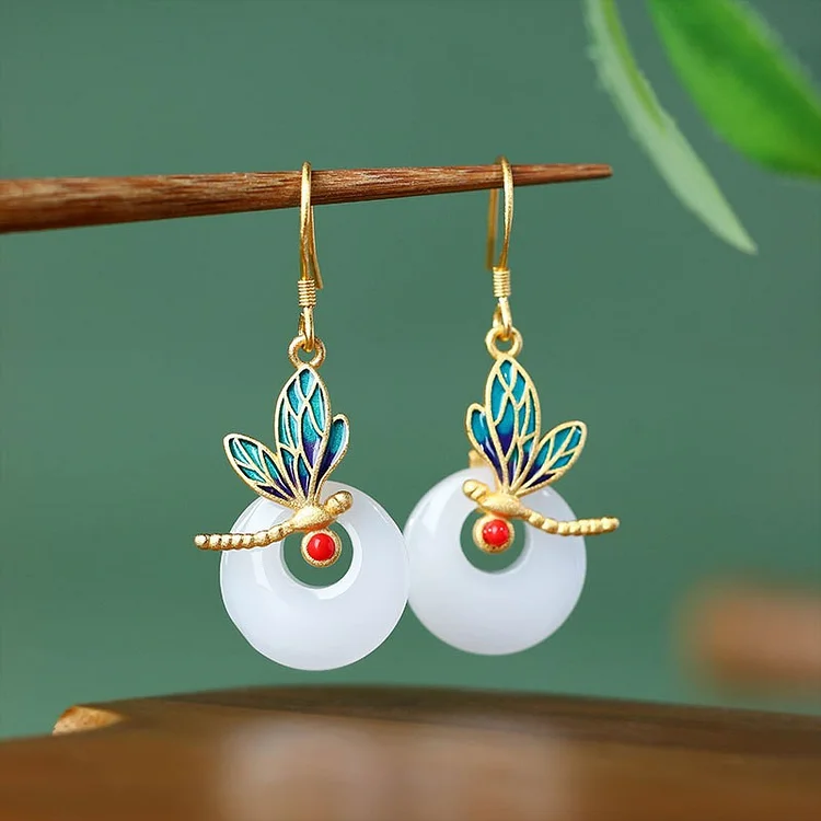 Vintage Dragonfly Earrings