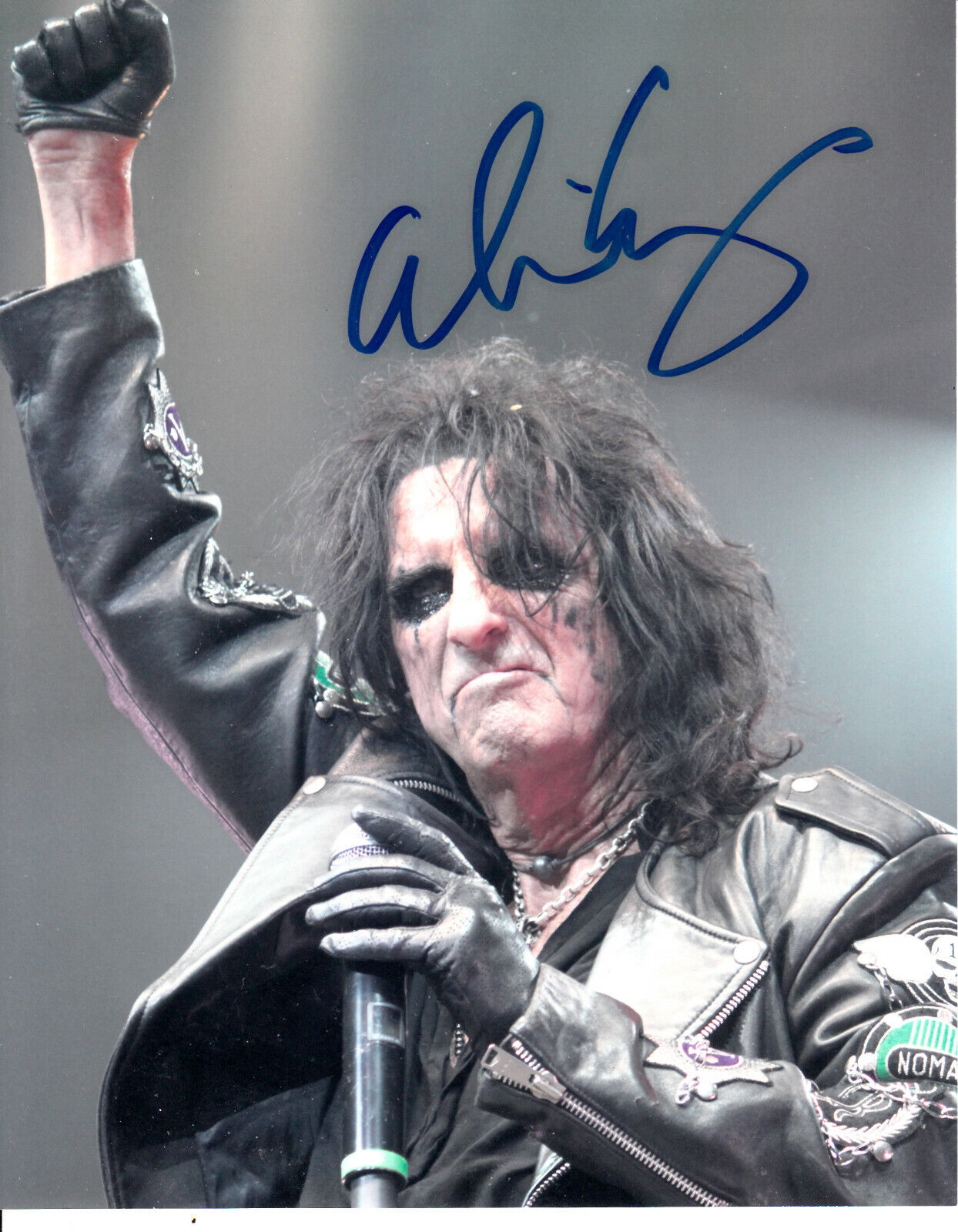 Alice Cooper Convention Signed Autograph 8x10