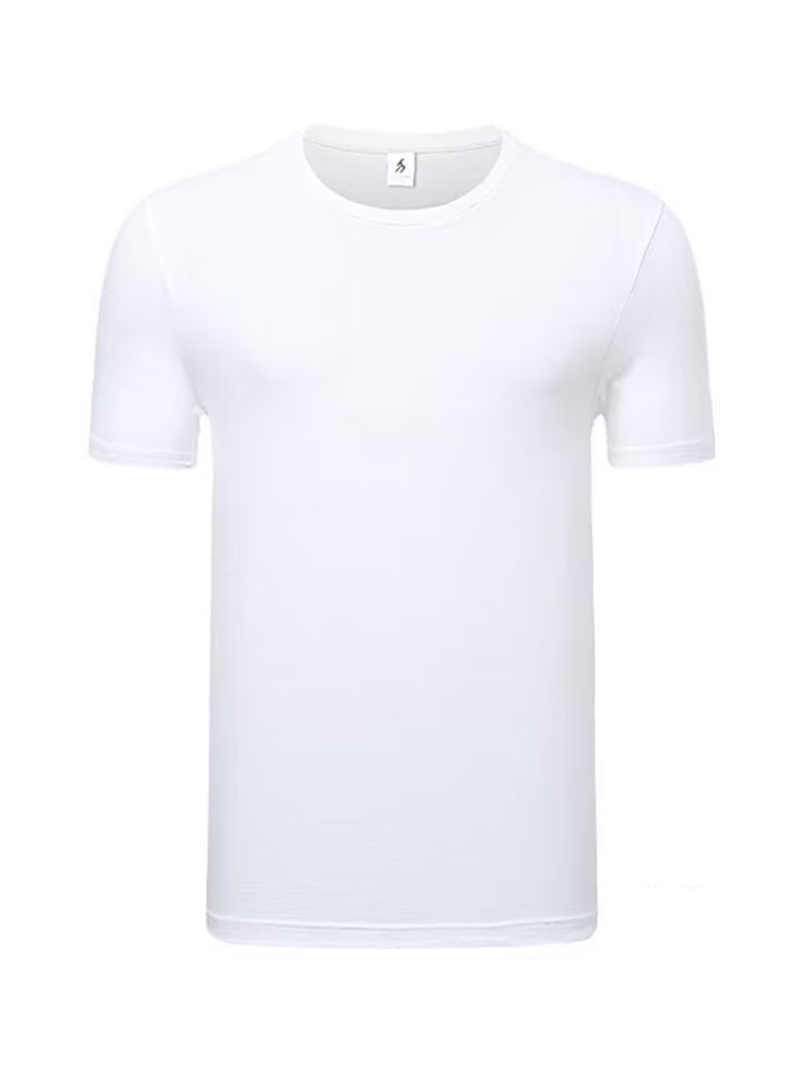 Men's T shirt Tee Tee Top Plain Crew Neck Outdoor Sport Short Sleeve Clothing Apparel Fashion Streetwear Casual Daily-Hoverseek