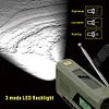 Portable DAB FM Radio with Flashlight BT Speaker Rechargeable Emergency Radio