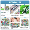 (US Local)Acrylic Special Shape Flowers 5D DIY Diamond Painting Dots Pendant for Window