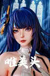 1/4 Scale Elegy of Eternal Night Raiden Shogun - Genshin Impact Resin Statue - RouLong Studio