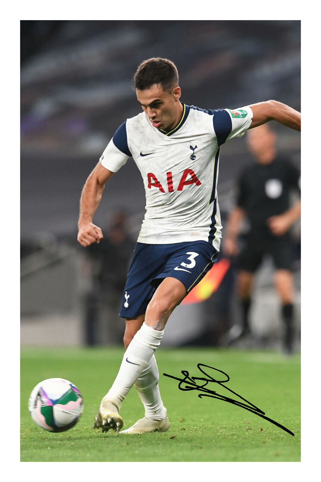 Sergio Reguilon Signed A4 Photo Poster painting Print Tottenham Hotspur Autograph Spurs