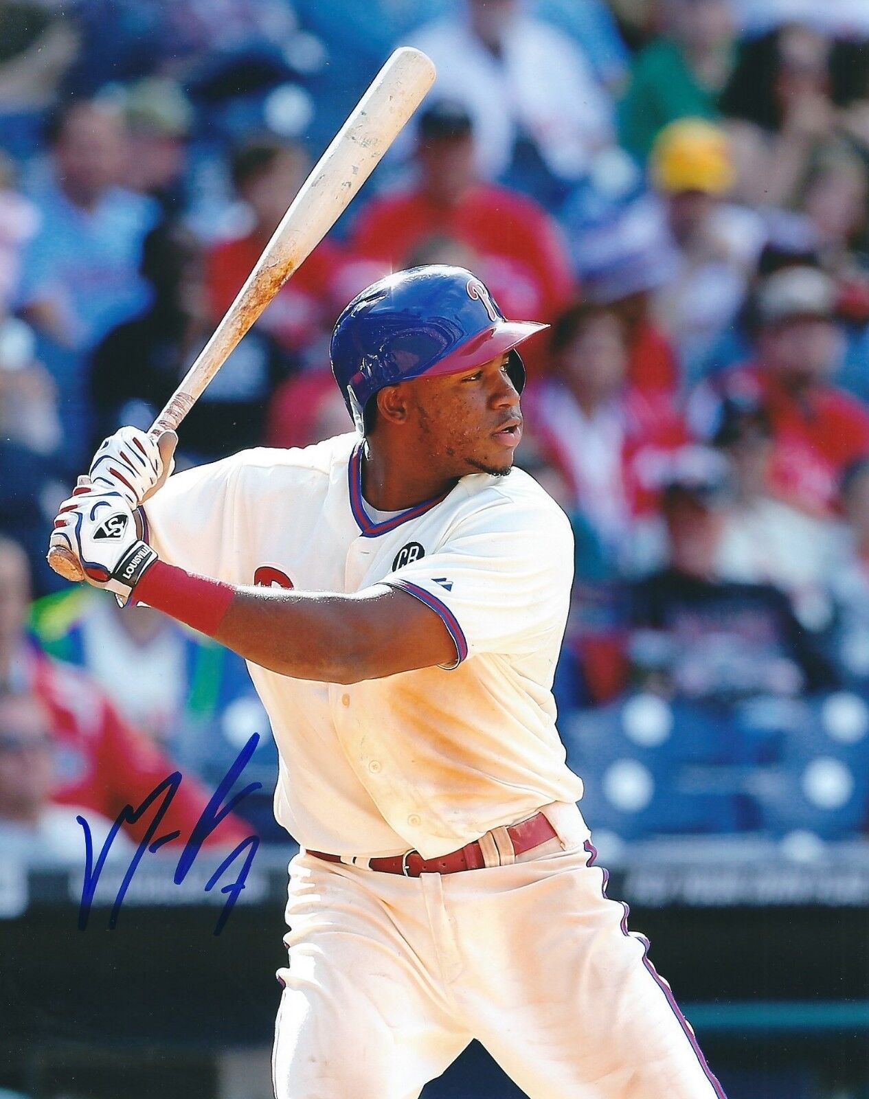 Autographed Maikel Franco 8x10 Philadelphia Phillies Photo Poster painting w/COA