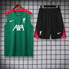 Joyfball 2024/2025 Liverpool pre-match training green Jersey+Shorts  1:1 Thai Quality