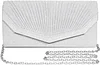 Abendtasche Damen Clutch, Elegant Brauttasche, Handtasche Hochzeit, Damen Kettentasche, Mädchen klein Umhängetasche für Party Freizeit