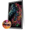 >SALE<5D DIY Full Round Drill Diamond Painting Horse Kit Home Art Decoration (sz4265)