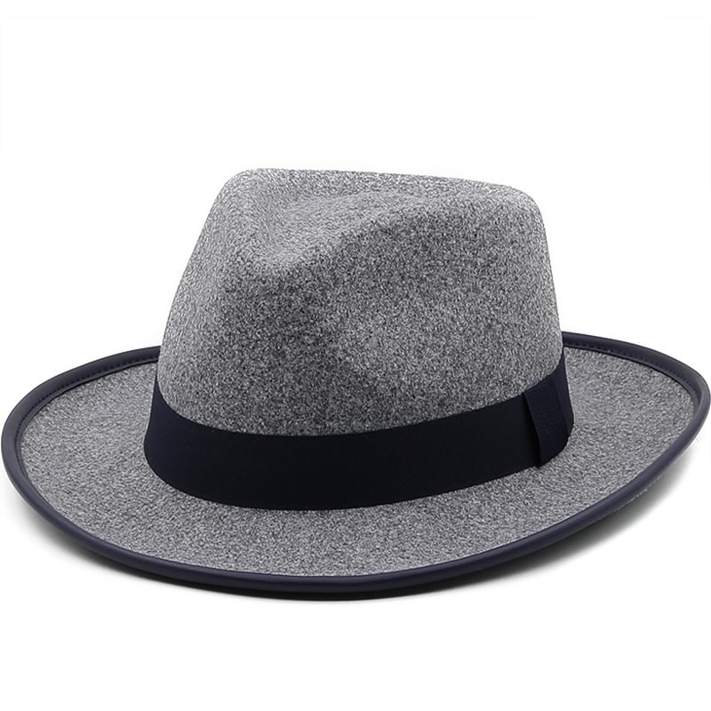 Flat Top Monochrome Wide Brim Tie Dye Hat