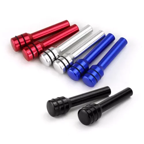 Dronehint 2Pcs Aluminum Alloy Parts Car Interior Accessories Door Lock Knob Pull Pin Cover (For: Acura) Parts
