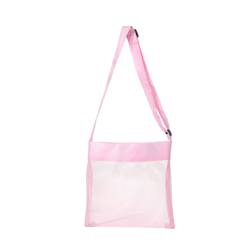 Vacation Solid Color Square Zipper Beach Bag