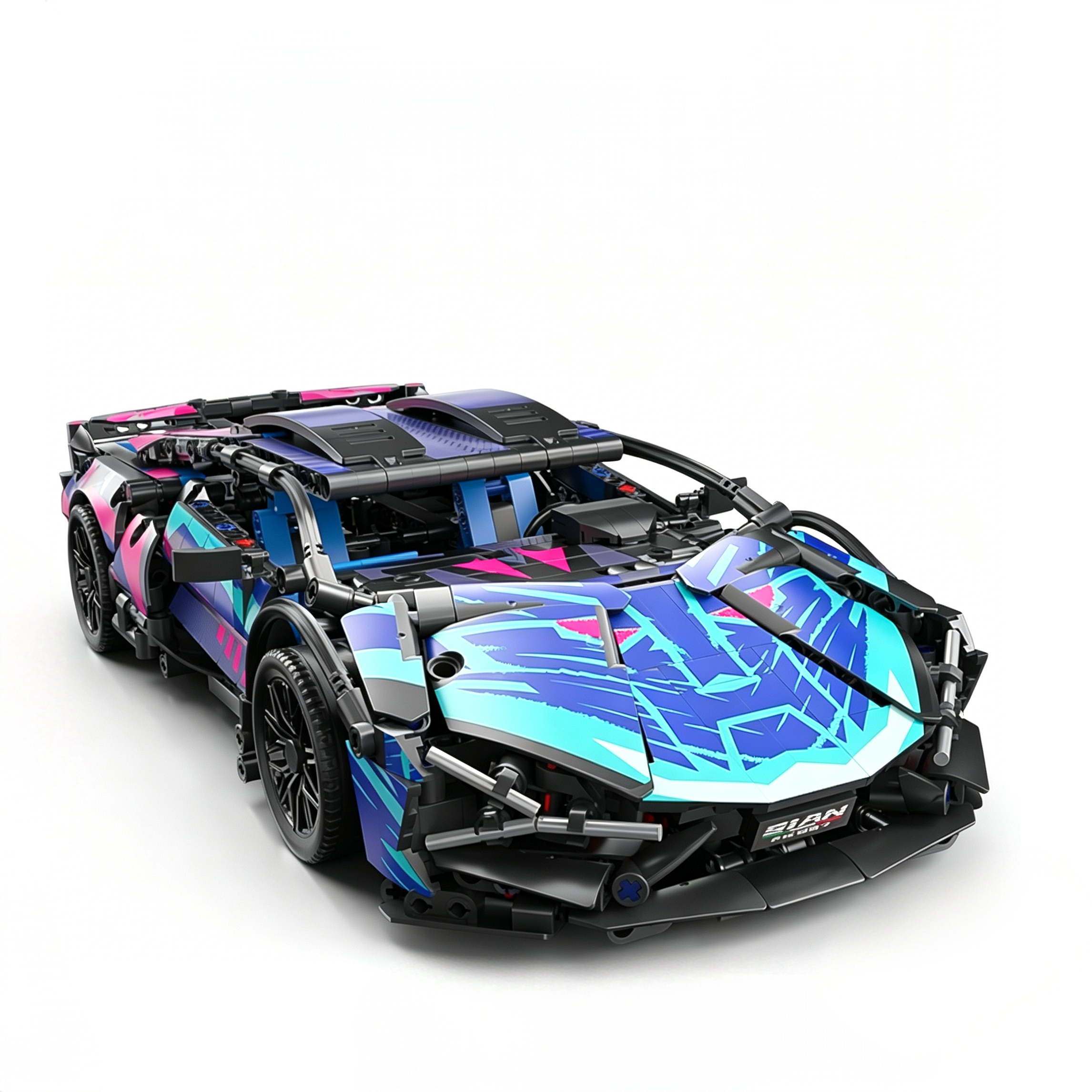 KAVOWORLD 66613 Hyper Car Building Set | 1314 Pieces | 1:14 Scale