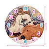 uk.everydayedeals (Limited Stock)DIY Diamond Painting Wooden Clock - Animal