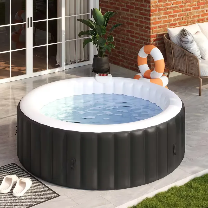 Inflatable Heated Massage Spa Pool for Home Use – Featuring Wave ...
