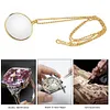 Chain Magnifying Glass 5X Magnifier Jewelry Loupe Necklace for Reading Gift