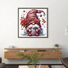 Rose Gnome-11CT Stamped Cross Stitch 45*45cm