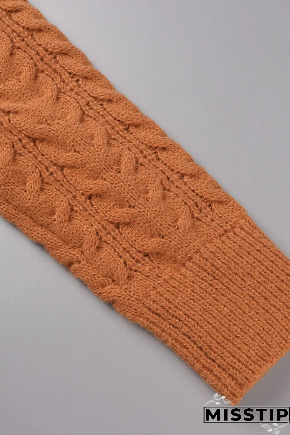 Light Brown Casual Solid Patchwork Turtleneck Straight Dresses(Without Belt)