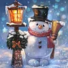 Christmas snowman | Full Round/Square Diamond Painting Kits | 20x20-40x40cm