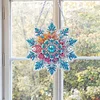 Pendentif diamant diamant flocon de neige d&rsquo;hiver