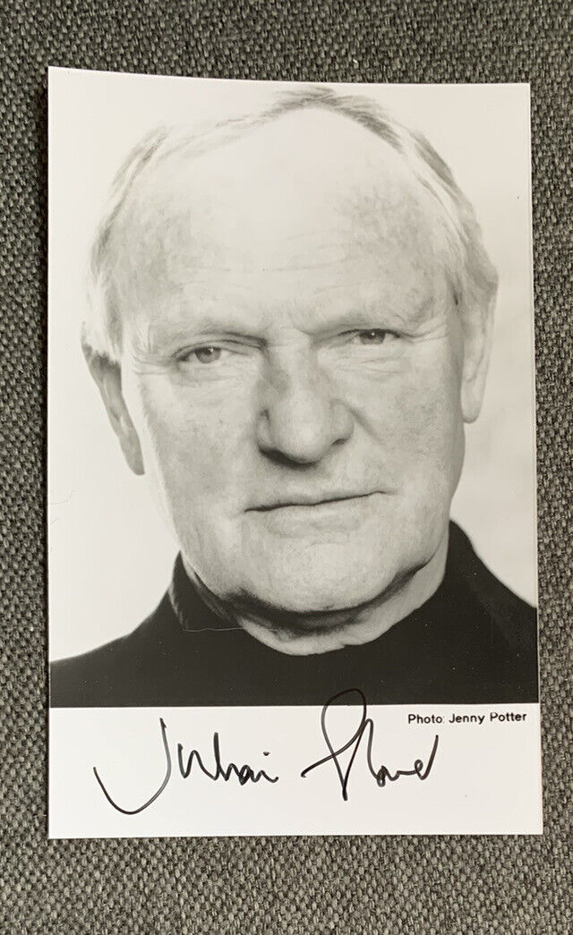 Julian Glover Autograph On Photo Poster painting