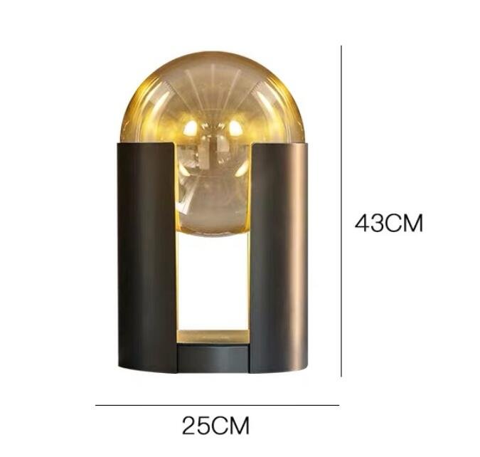 Modern glass dressing LED table lamps bedroom bedside lights study reading lighting Nordic home deco desk lamps