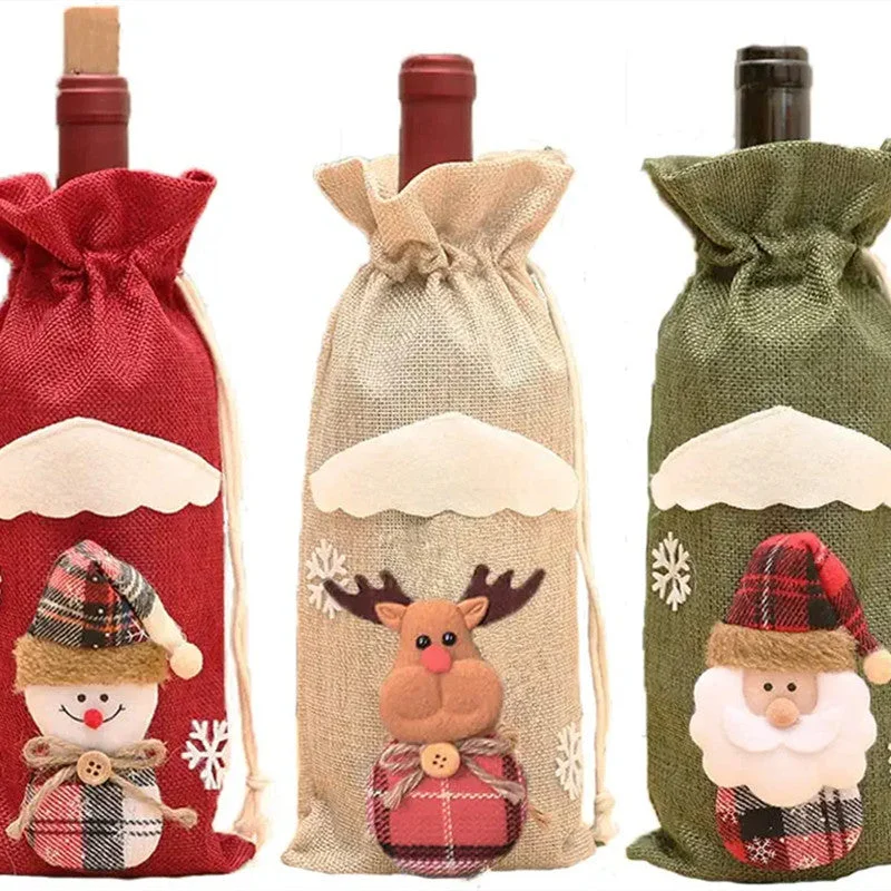 🎄Christmas Wine Bottle Bags