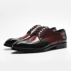 Mens Unique Wingtip Brogue Shoes