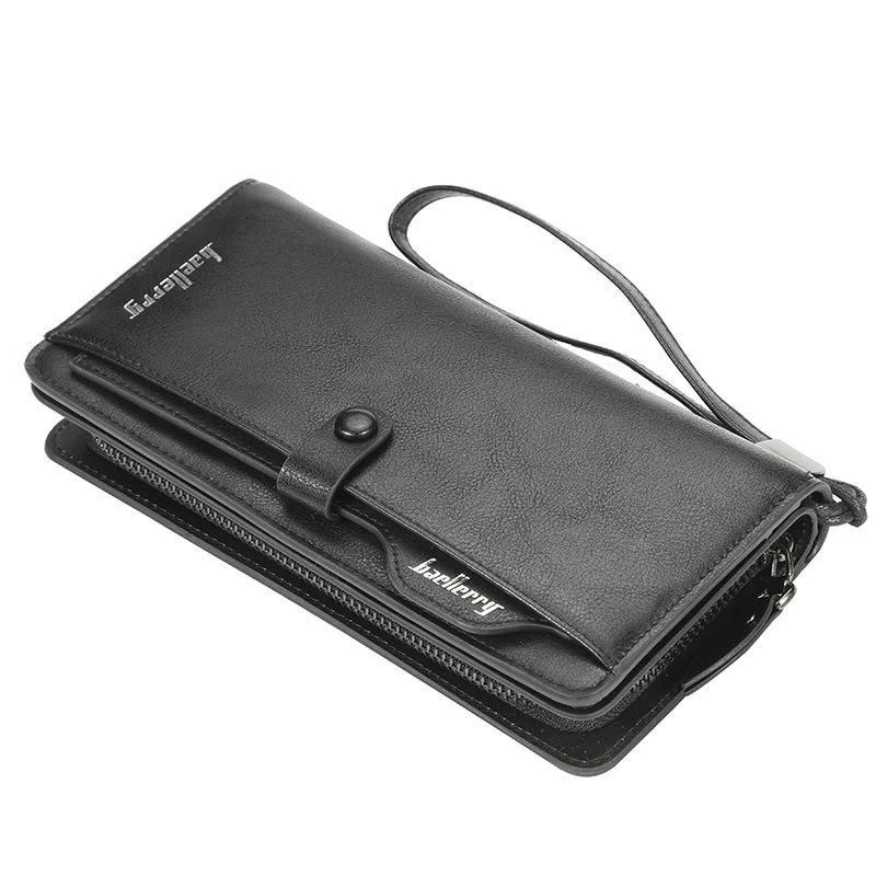 Men's large capacity buckle clutch