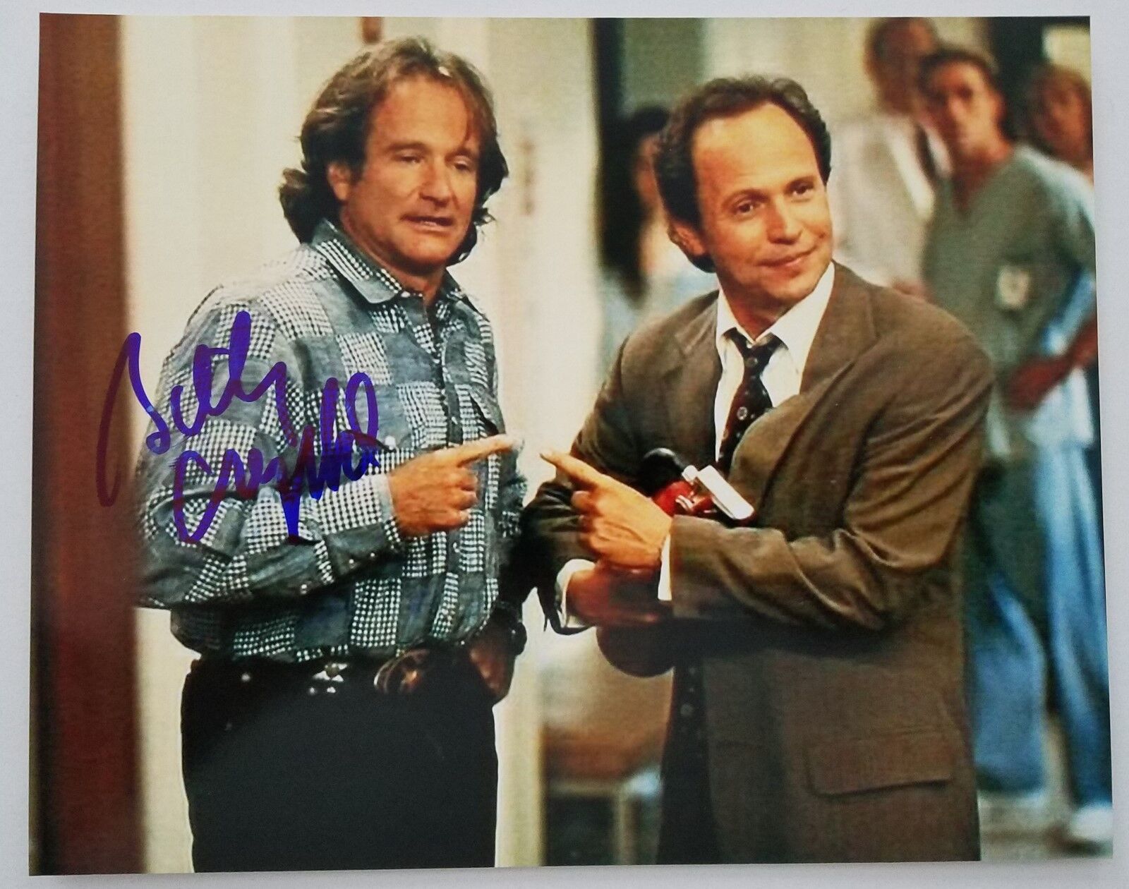 Billy Crystal Signed Father's Day 8x10 Photo Poster painting Monster's Inc Robin Williams RAD