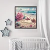 Starfish Rose - Crystal Rhinestone Diamond Painting