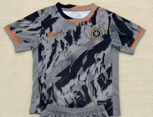Fans 2025-2026 Chelsea Grey/Black Concept Version Soccer Jersey