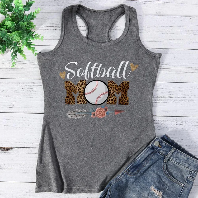 Softball mom Vest Top-Annaletters