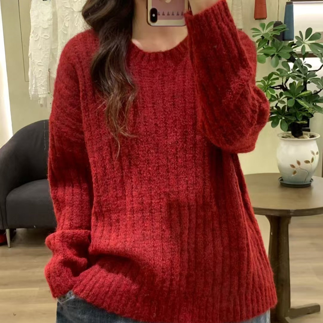 Chicfifth Sweater Women Winter Long Sleeve High Quality Autumn Vintage Top Knitted Cardigan