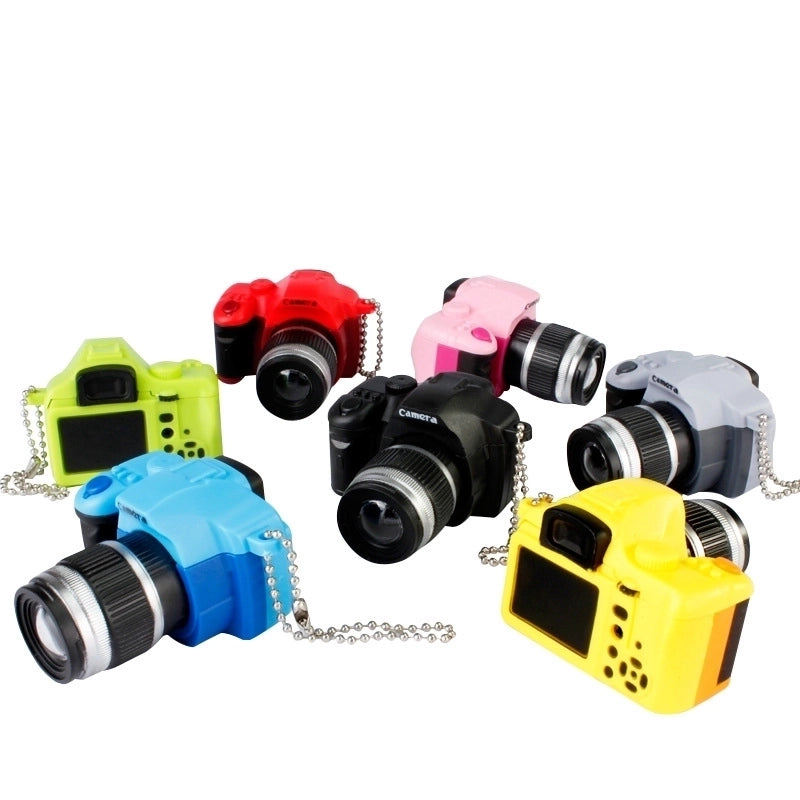 Fashion Camera Plastic Metal Unisex Bag Pendant Keychain
