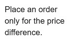Price difference product